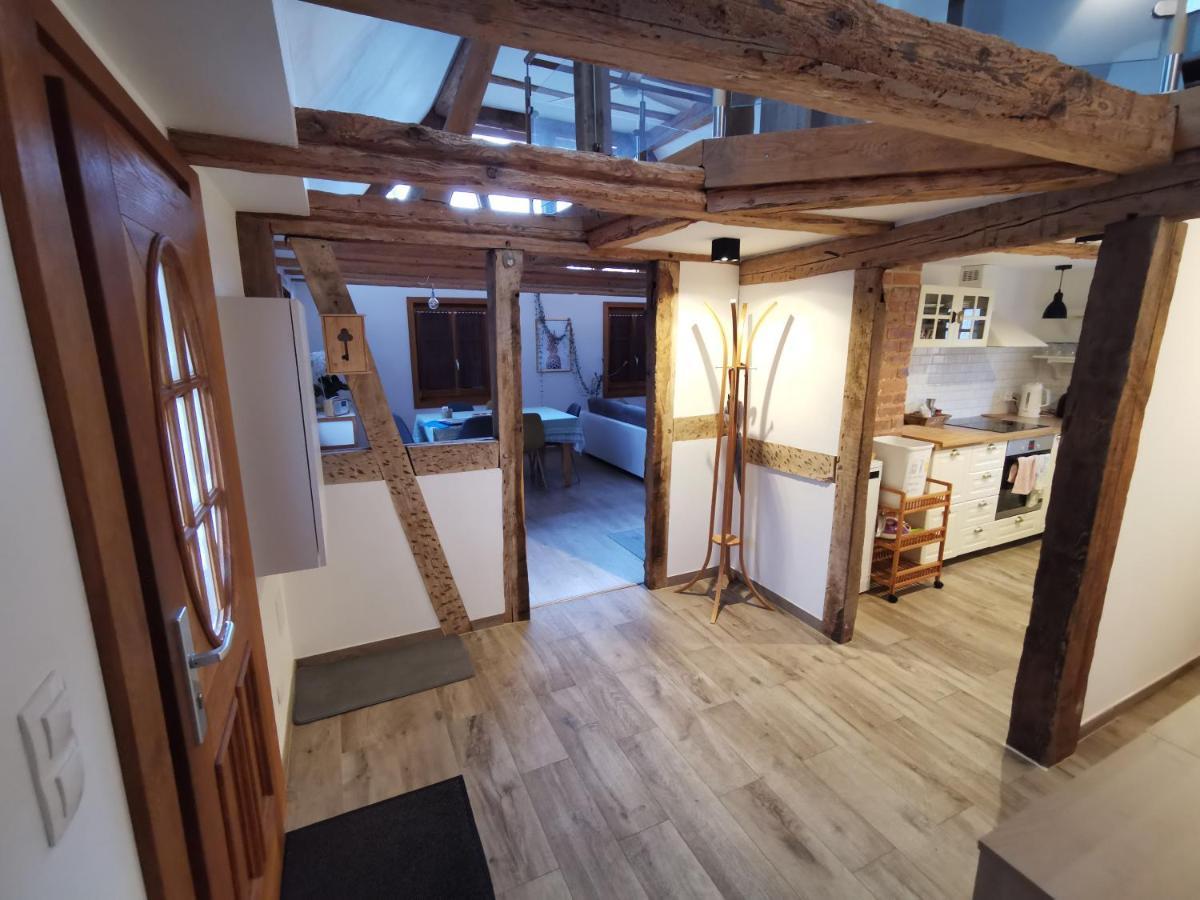 Une Maison à Colombages - Cosy, Lumineuse et Sauna Kesseldorf Exterior foto