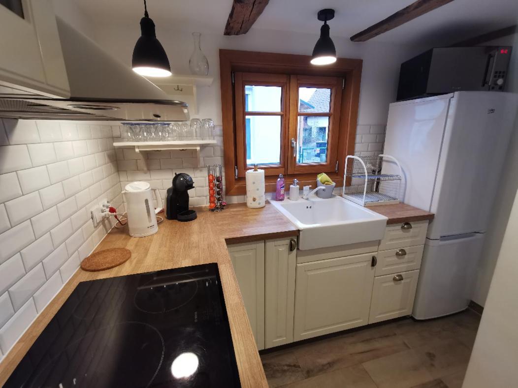 Une Maison à Colombages - Cosy, Lumineuse et Sauna Kesseldorf Exterior foto