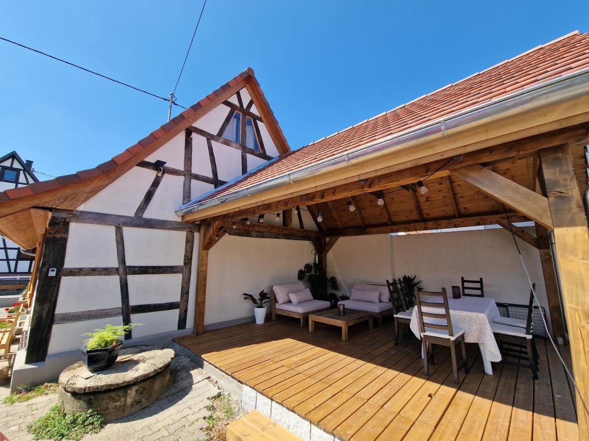 Une Maison à Colombages - Cosy, Lumineuse et Sauna Kesseldorf Exterior foto